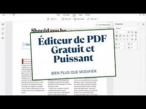 L'éditeur de PDF ULTIME gratuit à VIE
