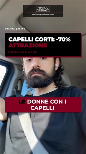 Capelli corti: -70% attrazione. Chiedifp nei commenti e ti mando il metodo completo in privato. #relazioni #riconquista #datingcoach #federicopicchianti #autostima #lovebombing #empowerment #redflags #datingtips #amore #coppia #relazioni #riconquista #datingcoach #federicopicchianti #autostima #lovebombing #empowerment #redflags #datingtips #amore #coppia