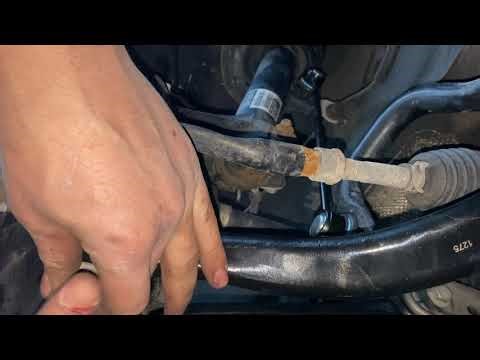 2013 BMW X3 front lower control arm installation