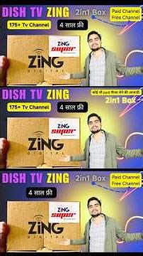 Zing Super FTA 2in1 Box 🔥 4 Saal Tak 175 Channel Bilkul FREE | No Recharge Needed
