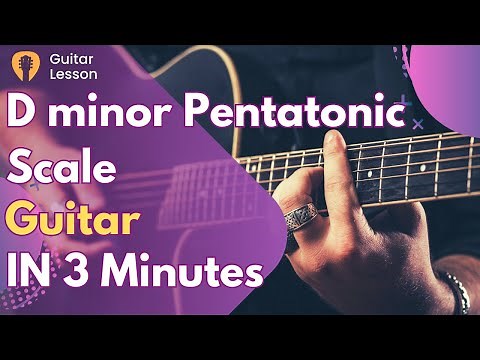 How to Play the D minor Pentatonic Scale on Guitar | With Tab | CAGED