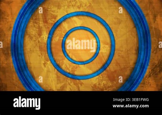 Orange and blue grunge motion background with circles Stock Video Footage - Alamy