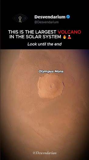 The largest VOLCANO in the Solar System 🌋 | #shorts