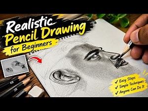 How to Draw Realistic Face Features | Simple Pencil Shading Techniques