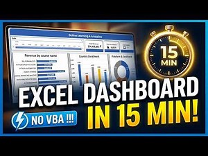 Excel Dashboard in 15 Minutes – Professional & VBA-Free