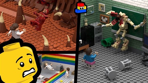 LEGO Stranger Things Playsets 怪奇物语 主题套装搭建（十一大战恶魔怪、十一大战维克纳）