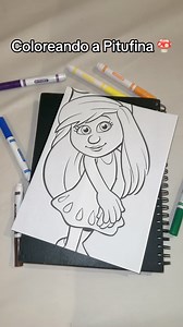 Coloreando a PITUFINA con Luces Led 😳 #LosPitufos | Moises Gomez