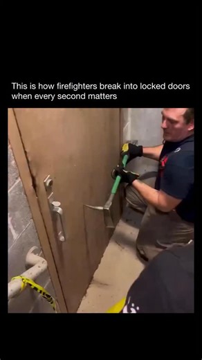 PEEPER on Instagram: "When a door stands between firefighters and someone who needs help, they don’t have minutes to waste—they have seconds. Firefighters train endlessly in a skill called forcible entry because most doors they face aren’t politely unlocked. They’re swollen from heat, jammed, reinforced, or collapsed under pressure. Trying to „just open it by hand“ is impossible when the frame is warped or the building is under extreme stress. That’s why they use Halligan bars, pry tools, and pr