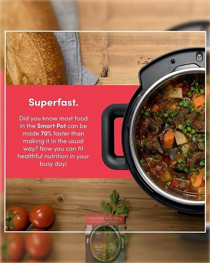 Nutricook Stainless Steel Smart Pot 2, 1000W, 9 In 1 Instant Programmable Electric Pressure Cooke...