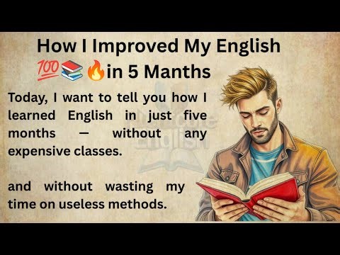 How I Improved My English in 5 Manths | Graded Reader | Improve Your English | English Subtitle