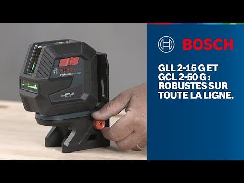 Bosch Professional GLL 2-15 G et GCL 2-50 G : robustes sur toute la ligne