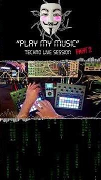 Behringer Brains, Novation Circuit Tracks Modular Groovebox Live Techno Jam Session #techno