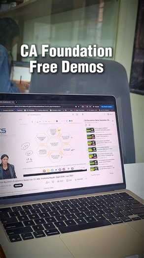 Free CA Foundation demos available on YouTube | YES Academy
