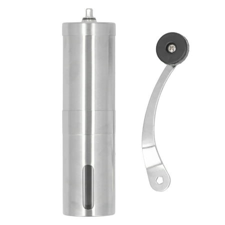 Manual Coffee Grinder Stainless Steel Conical Burr Bean with Hand Crank Adjustable Settings Fine to Coarse for Camping Travel - Walmart.ca