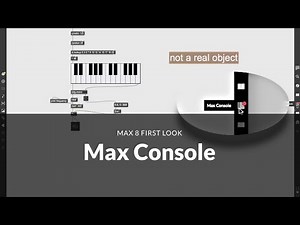 Max 8 First Look: Max Console