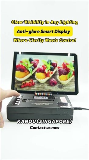 Smart Anti-glare Display Clear visibility for demanding environments