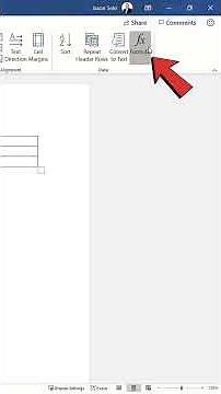 Mastering FORMULAS in Microsoft Word Tables!