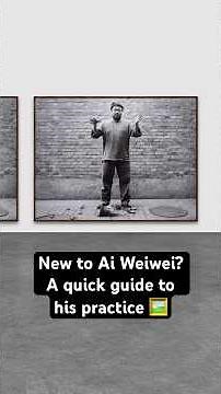 New to Ai Weiwei? Here's a quick guide to his practice 🖼️ #AiWeiwei #Art #Education