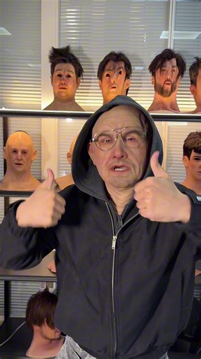 Show the most realistic silicone mask display effect#siliconemask #feilangmask #cosplay #masks #realisticmask