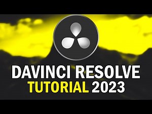 DaVinci Resolve 18.6.4 Tutorial For Beginners 2023 (How To Edit In DaVinci Resolve 18.6.4 In 2023)