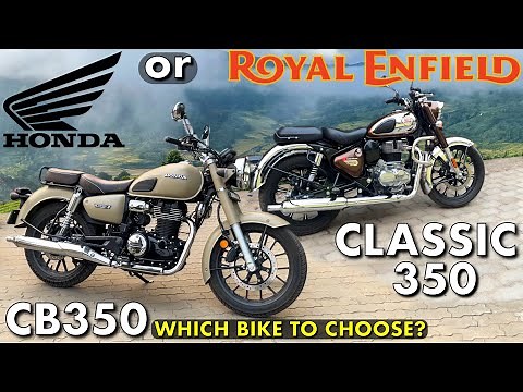 WHAT SHOULD YOU BUY? HONDA CB350 OR ROYAL ENFIELD CLASSIC 350 REBORN | PRICE DIFFERENCE?