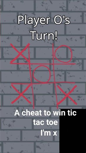 a cheat in tic tac toe