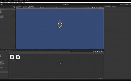 【Unity2D教学】九 、角色的攻击动画和碰撞体随动画改变