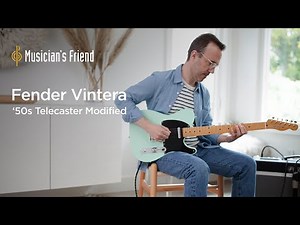 Fender Vintera '50s Telecaster Modified Demo - All Playing, No Talking