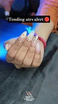 ✨ Nail Extension Tutorial with Trending Nail Arts | Easy Step by Step| MOU'S MAKEUP & NAILS