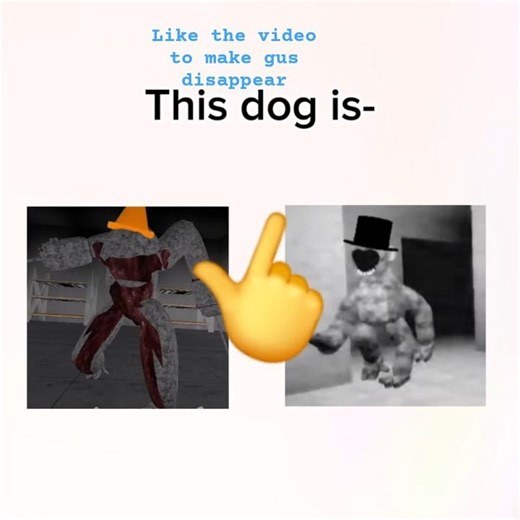 Like the video to make gus disappear