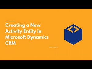 Create a New Activity Entity