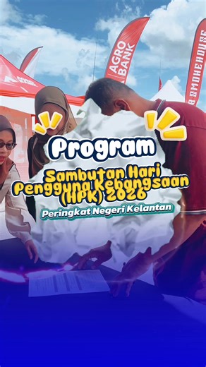 KOTA BHARU 15 MAC 2026 : Program Sambutan Hari Pengguna Kebangsaan (HPK) 2026 Peringkat Negeri Kelantan berlangsung meriah hari ini di Bazar Ramadan Rahmah Mydin Tunjong dengan tema “Suara Kita, Kuasa Kita”. Majlis turut diserikan dengan kehadiran wakil Pejabat Pendidikan Daerah (PPD) Kota Bharu iaitu En. Nik Sazila bin Nik Abdullah, Timbalan Pegawai Pendidikan Daerah (Sektor Pengurusan Sekolah) dan En. Harizan bin Hamid, Penolong Pegawai Pendidikan Daerah (Unit Pra & Rendah). Antara pengisian p