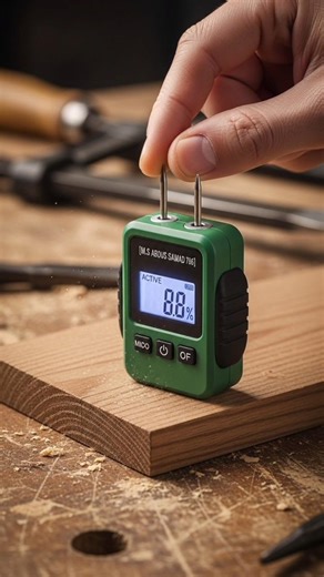 Digital Wood Moisture Meter 🌡️ Accurate Humidity Testing #MoistureMeter #Woodworking #MeasuringTool