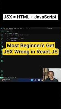 🛑 Most Beginners Get JSX WRONG in React | Fix It FAST