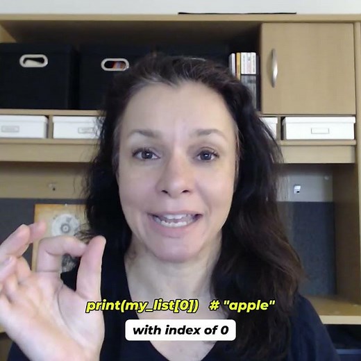 Why Does Python Start at Zero? List Indexing Explained in 40 Seconds - Dr. Colleen Spiegel