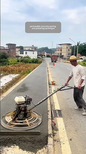 Sidewalk Pervious Concrete Constructing Technique !
