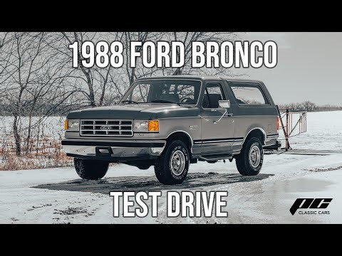 1988 Ford Bronco Test Drive 5.0 - Auto - AC - 50K Miles