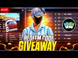 Live stream redeem code Giveaway 3000✅💯
