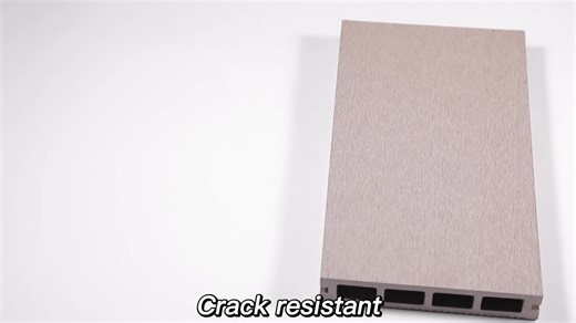 3d Online Embossed Wpc Decking Antislip Anti UV Fade Easy Maintenance Embossed Wood Plastic Composite Garden Decking