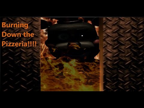 Burning Down The Pizzeria as Lefty! (FNAF Sim Secret Code and Big News!)
