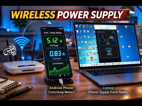 ESP32 Wireless DC Power Supply Monitor | DIY 30V/5A with Phone Control