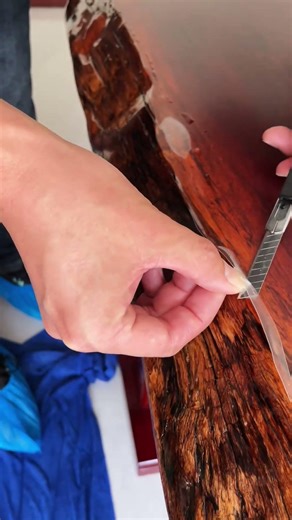 Furniture Film ✨ How To Protect Wood Surfaces P37| Perfect Edge Wrap by An Home Sweet Home