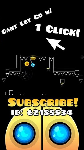 Cant Let Go but it's only 1 click | Geometry Dash | #gd #geometrydash #auto #viral