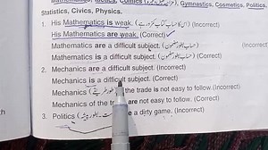 Rules 1 to 3 | Errors in the use of Nouns | CSS with Umar