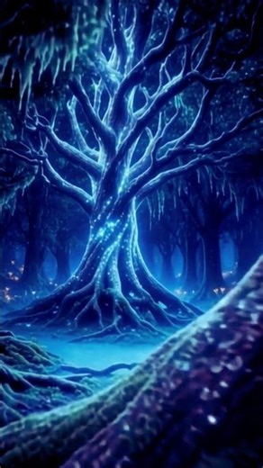 🌿 Magical Healing Tree ✨ Relax Your Mind & Energy 💙 #shorts