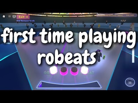 first time playing robeats 😎👌