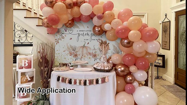 Mocsicka Pumpkin Baby Shower Backdrop Autumn Fall Baby Shower Party Decorations Banner A Little Pumpkin is On The Way Backdrops(Pink, 7x5ft(82''x60''))