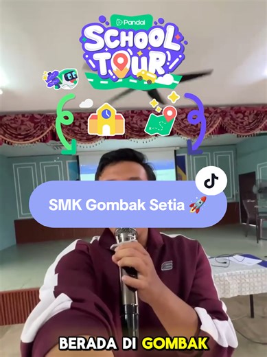 Bila PST singgah SMK Gombak Setia 😎🔥 #SenangJeNakPandai #PembelajaranDigital #PandaiApp #SMKGS @Abang Luq @Pandai App