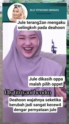 jule openly confesses to cheating on deahoon #jule #juliaprastini #nadeahoon
