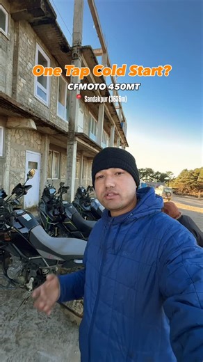 BikeHaru | Motorcycles & Tours on Instagram: "Can CFMOTO 450 MT do One Tap Cold Start at Sandakpur?"